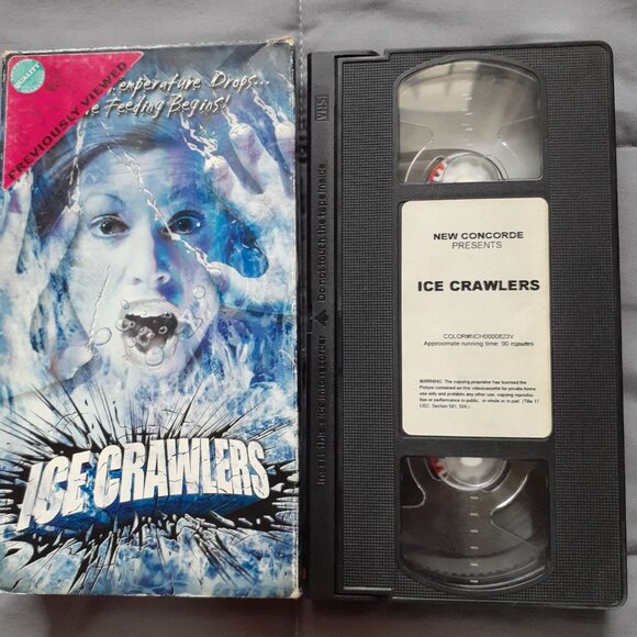 Ice Crawlers 2003 VHS Rare Horror Scifi New Concorde Roger Corman Y2K - Picture 7 of 9